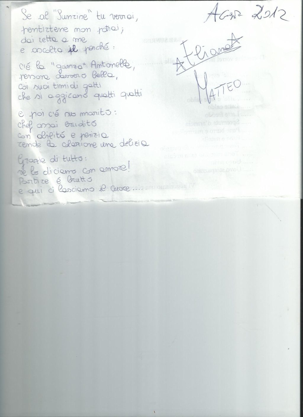 recensione Eliana e Matteo