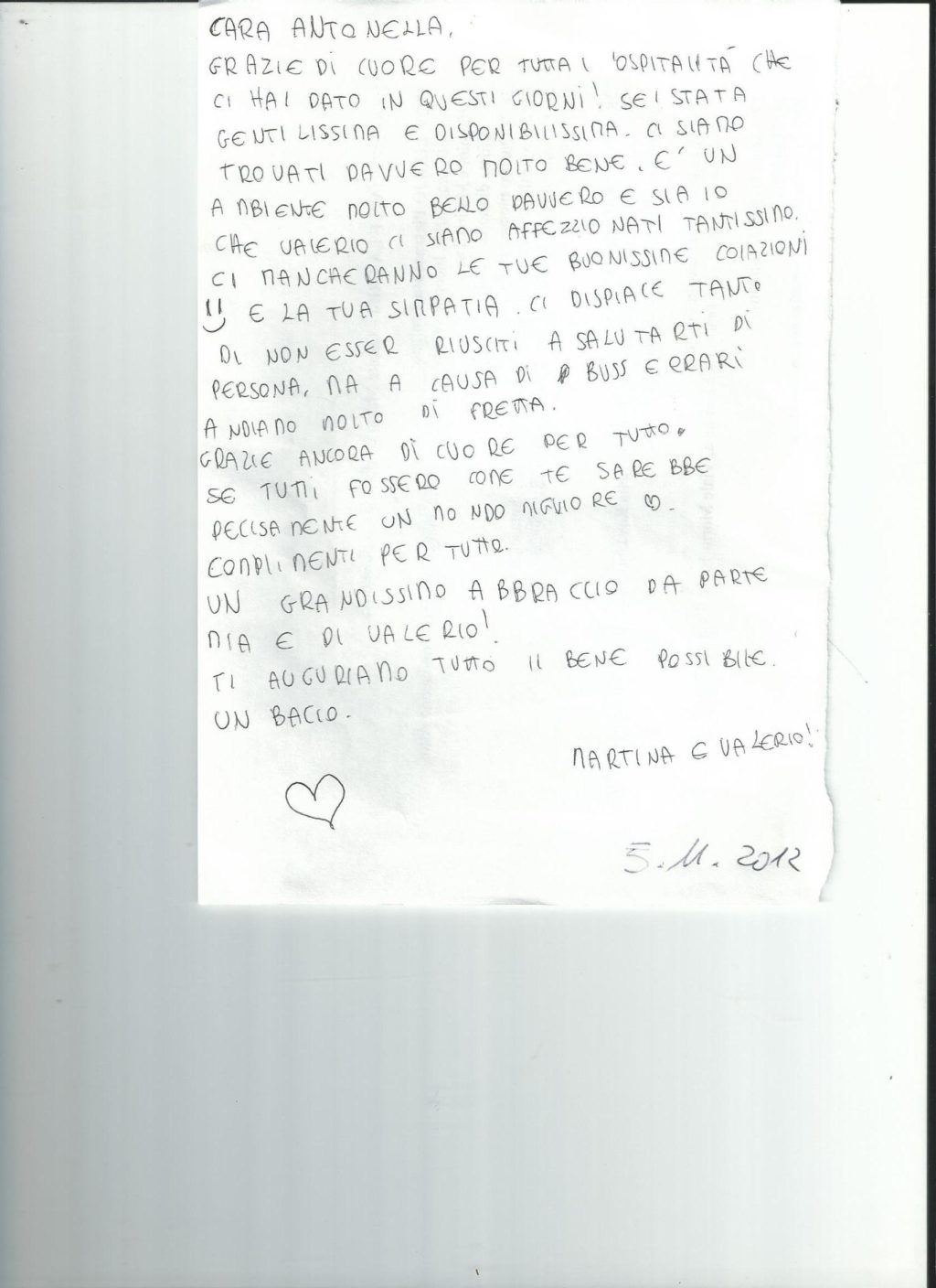 recensione martina e valerio